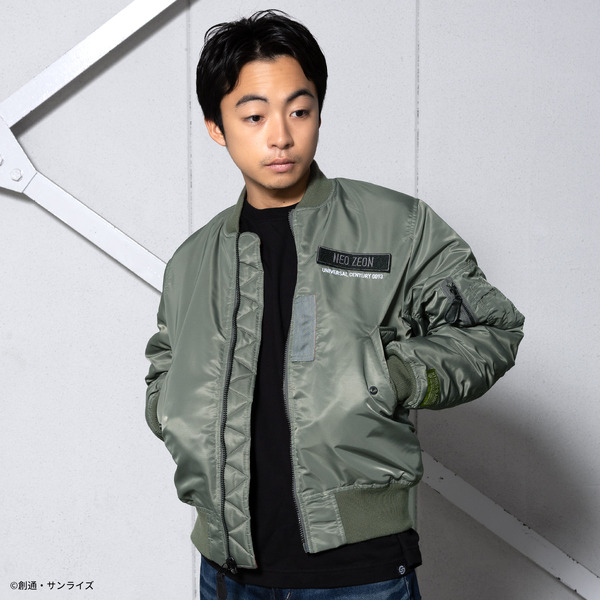 STRICT-G.ARMS『機動戦士ガンダム 逆襲のシャア』MA-1ジャケット着用イメージ