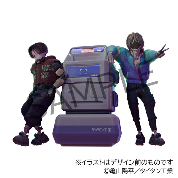 『銀河特急 ミルキー☆サブウェイ』カート＆マックス アクリルスタンド（C）亀山陽平／タイタン工業