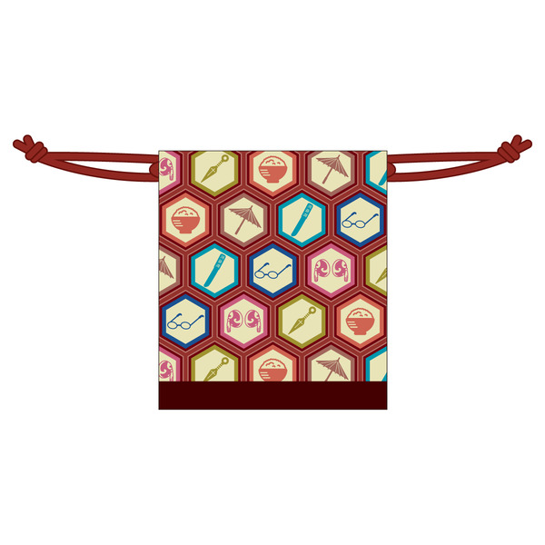 ちりめん風巾着(全1種)価格：1,500円