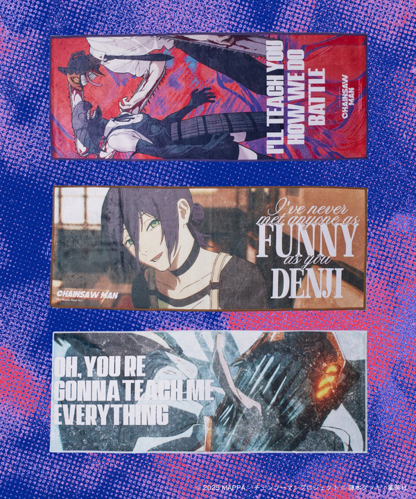 劇場版『チェンソーマン レゼ篇』FREAK'S STOREイラスト フェイスタオル（C）2025 MAPPA／チェンソーマンプロジェクト（C）藤本タツキ／集英社