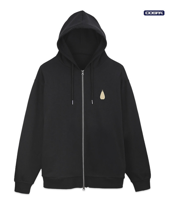 TVアニメ『銀魂』トッシーの「働いたら負けだと思っている。」ジップパーカー　BLACK（C）空知英秋／集英社・テレビ東京・電通・BNP・アニプレックス