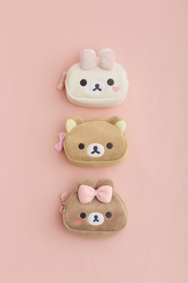 サンエックス「Makeup Rilakkuma ミラー付ぬいぐるみポーチ」（C）2025 SAN-X CO., LTD. ALL RIGHTS RESERVED.