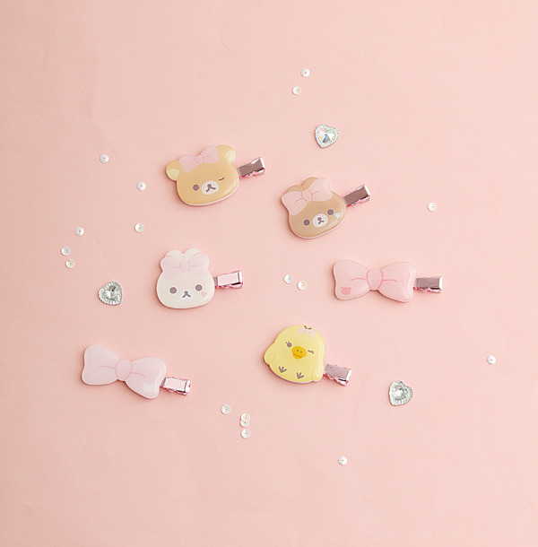 サンエックス「Makeup Rilakkuma ヘアクリップコレクション」（C）2025 SAN-X CO., LTD. ALL RIGHTS RESERVED.