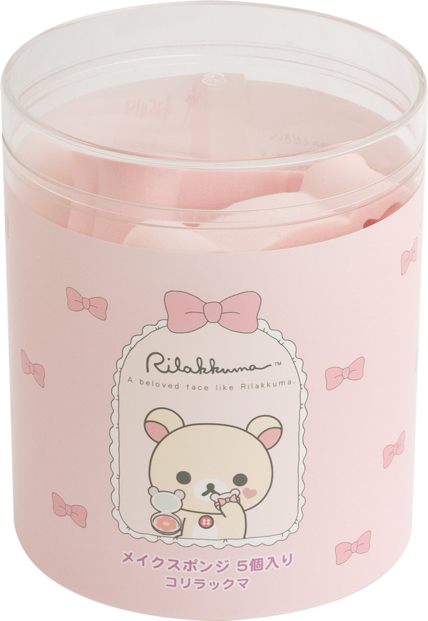 サンエックス「Makeup Rilakkuma メイクスポンジ」コリラックマ（C）2025 SAN-X CO., LTD. ALL RIGHTS RESERVED.
