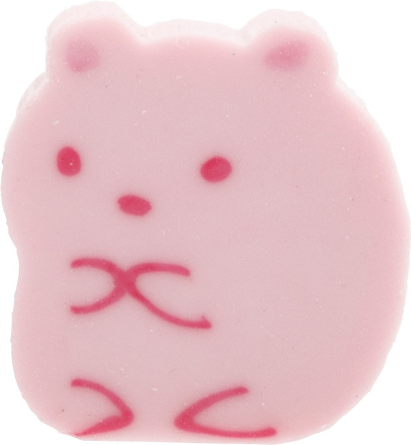 すみっコぐらし「グミグミパーティー」グミグミマスコット消しゴム　ストロベリーアソート　しろくま3個（C）2025 SAN-X CO., LTD. ALL RIGHTS RESERVED.