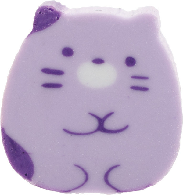 すみっコぐらし「グミグミパーティー」グミグミマスコット消しゴム　ストロベリーアソート　ねこ2個（C）2025 SAN-X CO., LTD. ALL RIGHTS RESERVED.