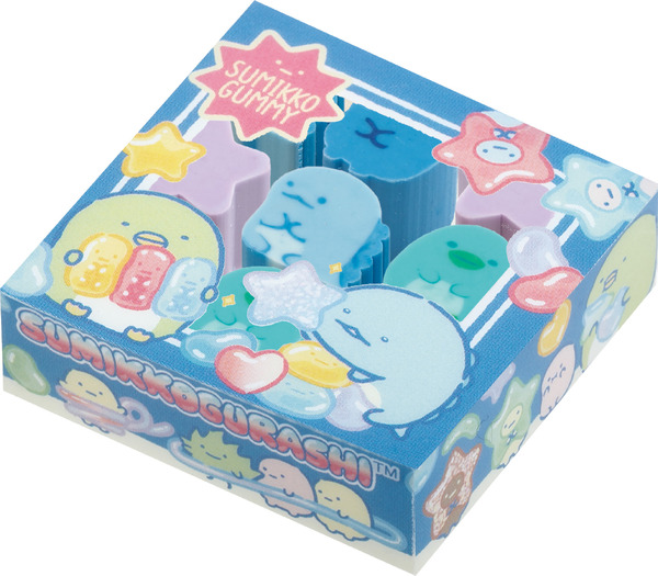 すみっコぐらし「グミグミパーティー」グミグミマスコット消しゴム　ライムソーダアソート（C）2025 SAN-X CO., LTD. ALL RIGHTS RESERVED.