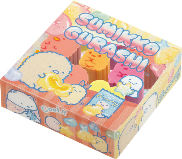 すみっコぐらし「グミグミパーティー」グミグミマスコット消しゴム　オレンジアソート（C）2025 SAN-X CO., LTD. ALL RIGHTS RESERVED.