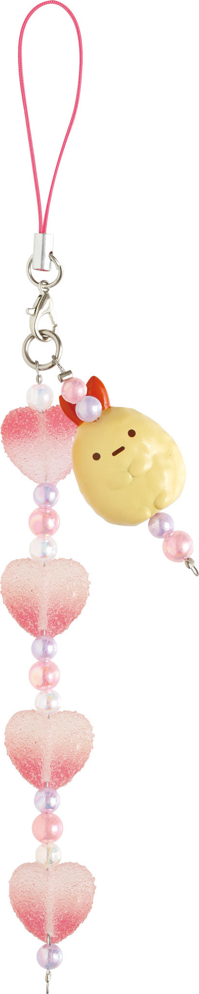 すみっコぐらし「グミグミパーティー」グミグミストラップ　えびふらいのしっぽ（C）2025 SAN-X CO., LTD. ALL RIGHTS RESERVED.