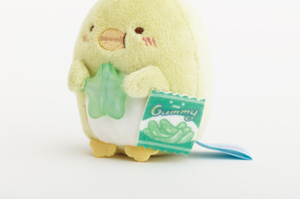 すみっコぐらし「グミグミパーティー」てのりぬいぐるみ　ぺんぎん？（C）2025 SAN-X CO., LTD. ALL RIGHTS RESERVED.