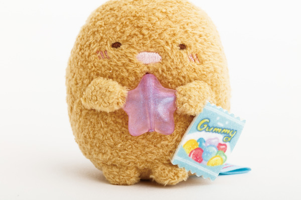 すみっコぐらし「グミグミパーティー」てのりぬいぐるみ　とんかつ（C）2025 SAN-X CO., LTD. ALL RIGHTS RESERVED.