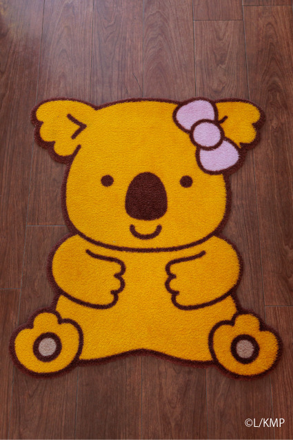 フットマット（マーチくんまたはワルツちゃんのフットマットをご用意しております。写真はワルツちゃん）