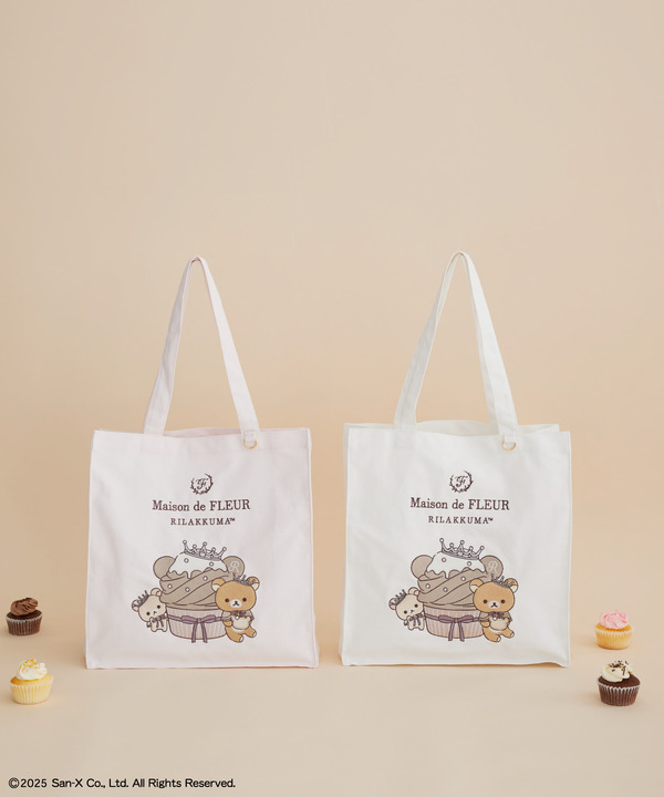 リラックマ　スクエアトートバッグ