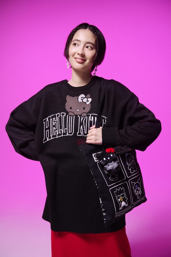 サンリオの人気キャラクター「ハローキティ」「ハンギョドン」「バッドばつ丸」「クロミ」と、ファッションブランドRODEO CROWNS WIDE BOWL (ロデオクラウンズ ワイドボウル)がコラボレーション