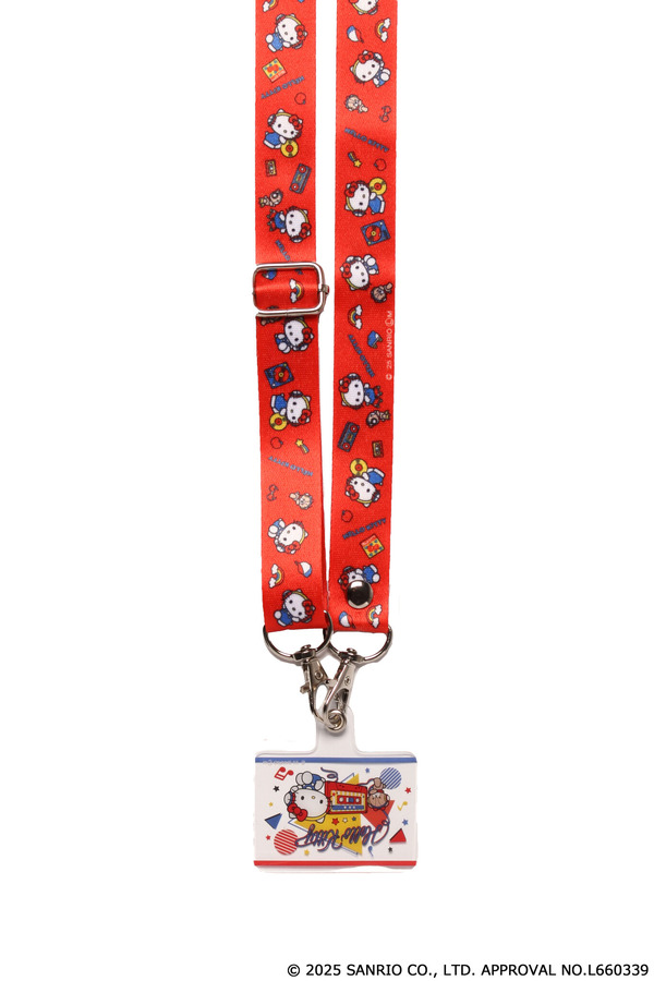 「サンリオキャラクターズ　ストリートネックストラップ」ハローキティ