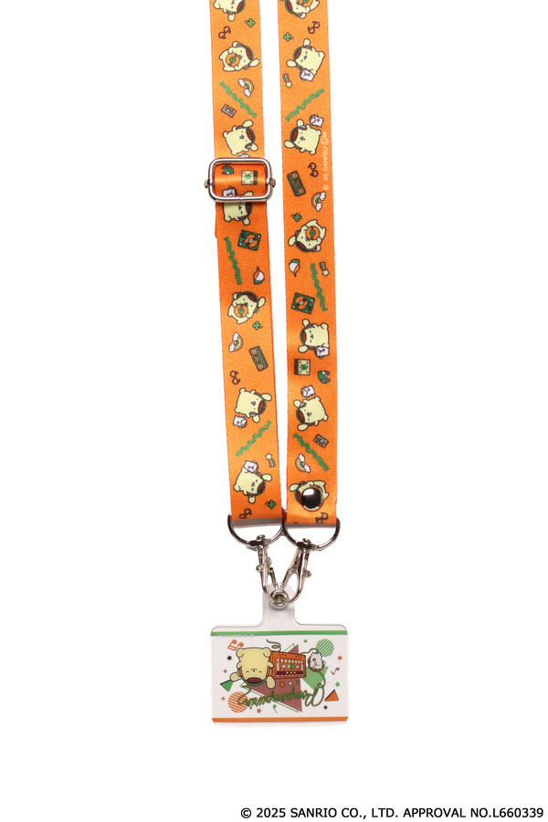 「サンリオキャラクターズ　ストリートネックストラップ」ポムポムプリン