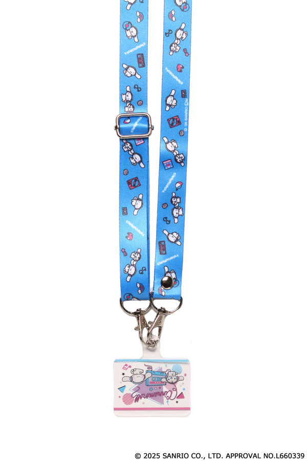 「サンリオキャラクターズ　ストリートネックストラップ」シナモロール