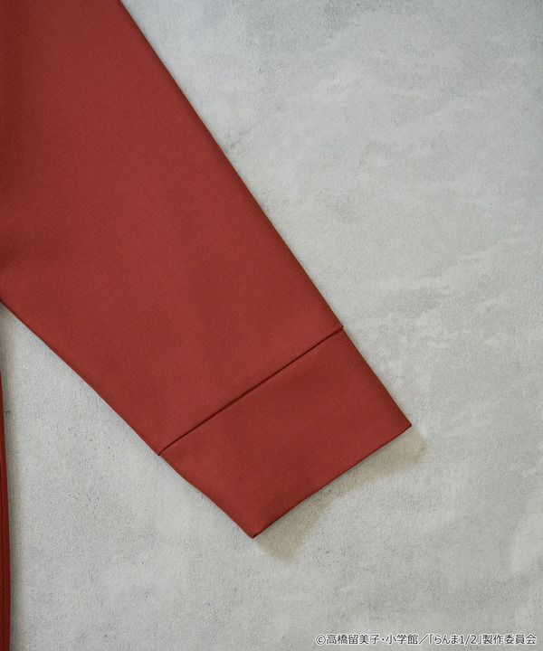 TVアニメ『らんま1/2』× earth music＆ecology Japan Label「チャイナシャツジャケット」ボルドー（C）高橋留美子・小学館/「らんま1/2」製作委員会