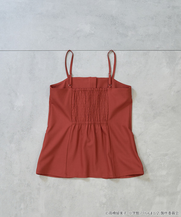 TVアニメ『らんま1/2』× earth music＆ecology Japan Label「チャイナビスチェ」ボルドー（C）高橋留美子・小学館/「らんま1/2」製作委員会