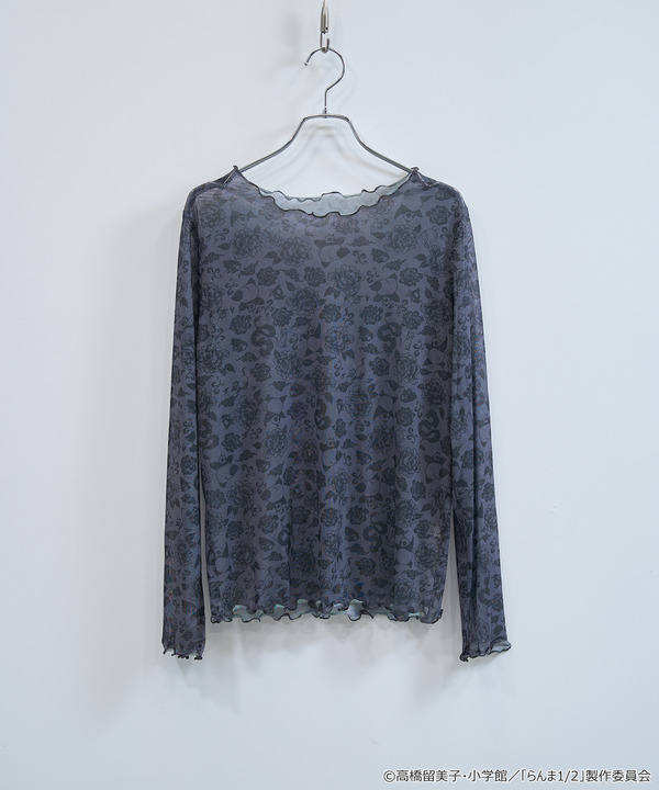 TVアニメ『らんま1/2』× earth music＆ecology Japan Label「シアートップス」ブラック（C）高橋留美子・小学館/「らんま1/2」製作委員会