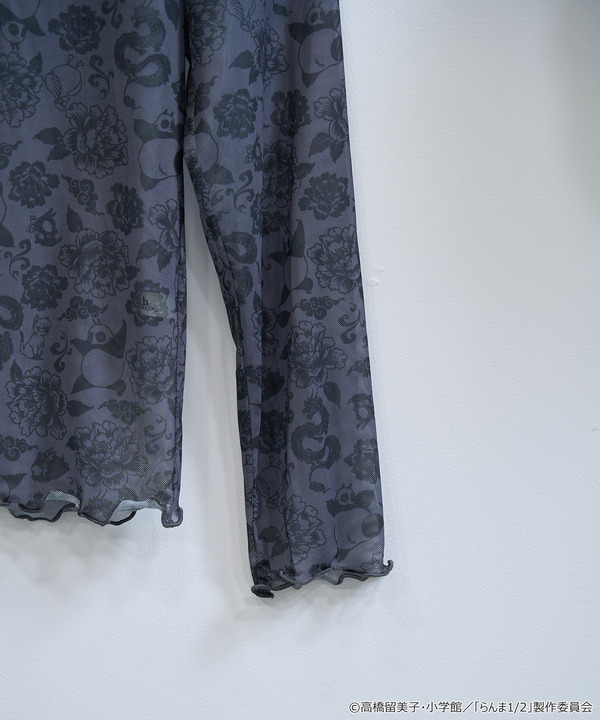 TVアニメ『らんま1/2』× earth music＆ecology Japan Label「シアートップス」ブラック（C）高橋留美子・小学館/「らんま1/2」製作委員会