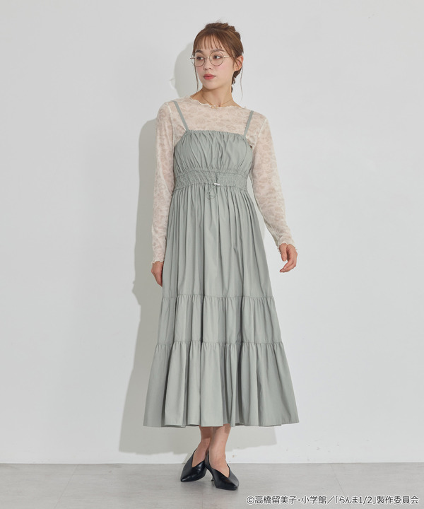 TVアニメ『らんま1/2』× earth music＆ecology Japan Label「シアートップス」アイボリー　着用イメージ（C）高橋留美子・小学館/「らんま1/2」製作委員会