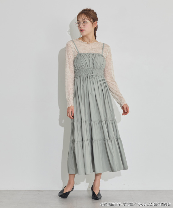 TVアニメ『らんま1/2』× earth music＆ecology Japan Label「シアートップス」アイボリー　着用イメージ（C）高橋留美子・小学館/「らんま1/2」製作委員会