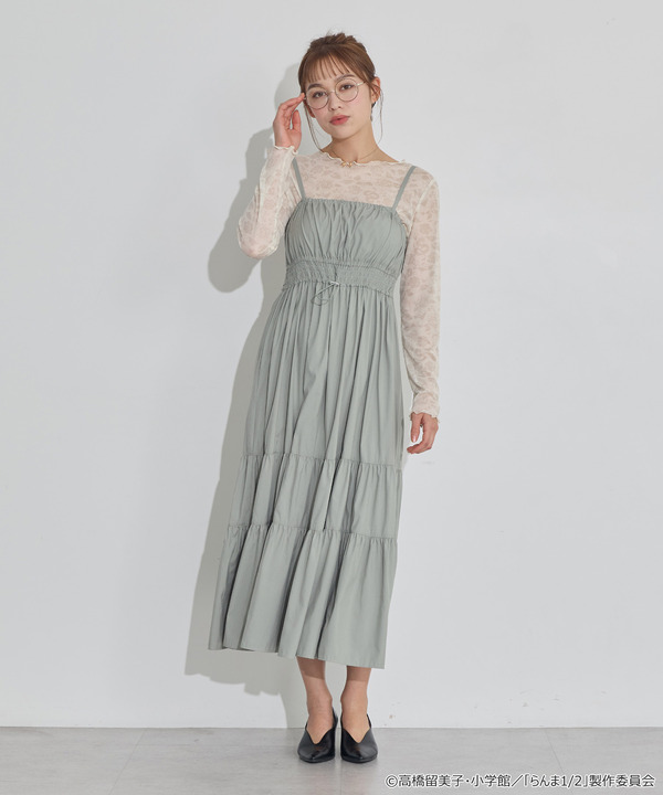 TVアニメ『らんま1/2』× earth music＆ecology Japan Label「シアートップス」アイボリー　着用イメージ（C）高橋留美子・小学館/「らんま1/2」製作委員会