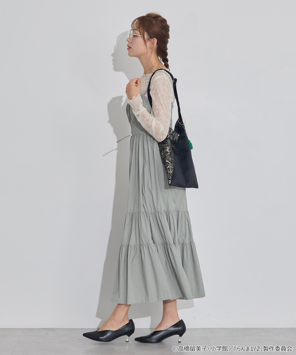 TVアニメ『らんま1/2』× earth music＆ecology Japan Label「チャイナトートバッグ」ブラック　使用イメージ（C）高橋留美子・小学館/「らんま1/2」製作委員会