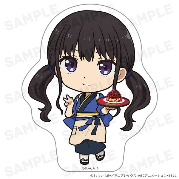 TVアニメ『リコリス・リコイル』ダイカットステッカー 井ノ上たきな 喫茶リコリコver.（C）Spider Lily／アニプレックス・ABCアニメーション・BS11