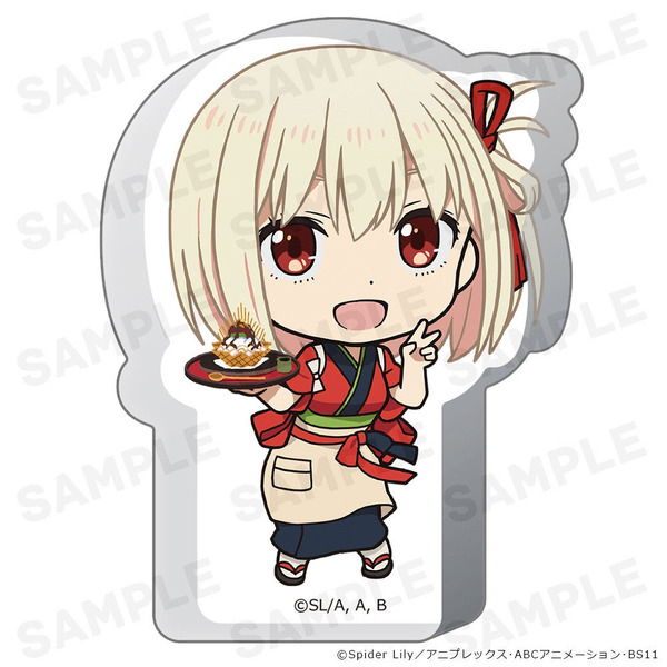 TVアニメ『リコリス・リコイル』厚みアクリルスタンド 錦木千束 喫茶リコリコver.（C）Spider Lily／アニプレックス・ABCアニメーション・BS11