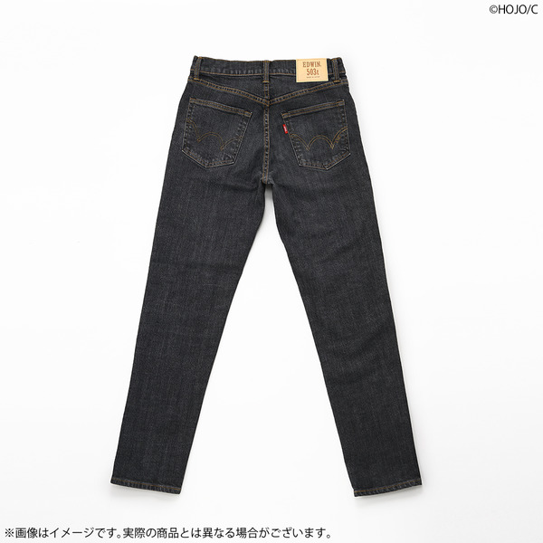 「シティーハンター×EDWIN SAEBA商事別注 503 スリムテーパード ブラック パンツ」