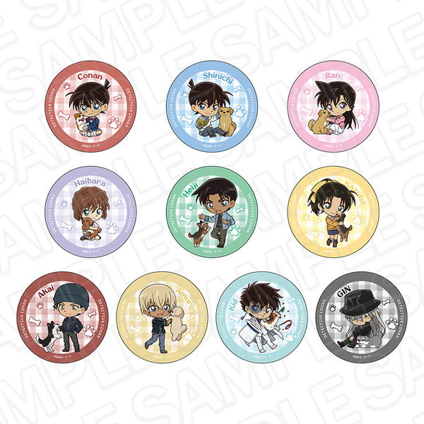 カンバッジ(ブラインド)　デフォルメいぬ ver.2