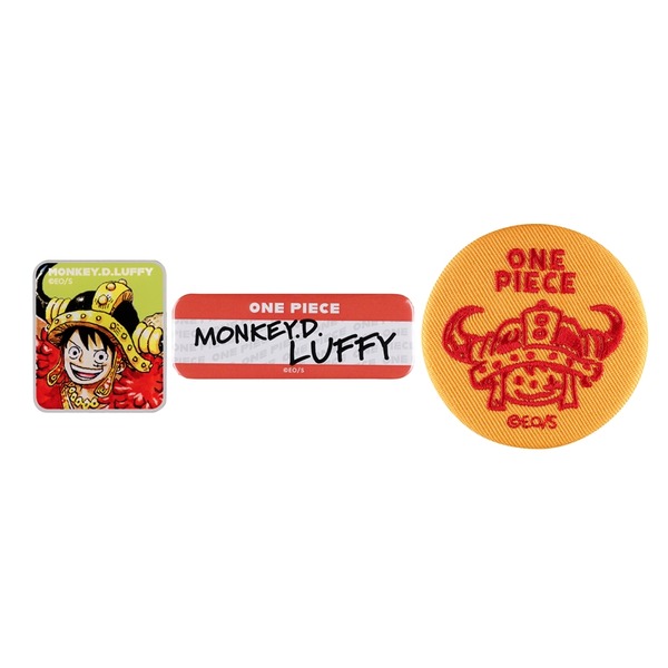 『ONE PIECE』バッジいろいろセット（アクリルバッジ・缶バッジ・刺繍バッジ）