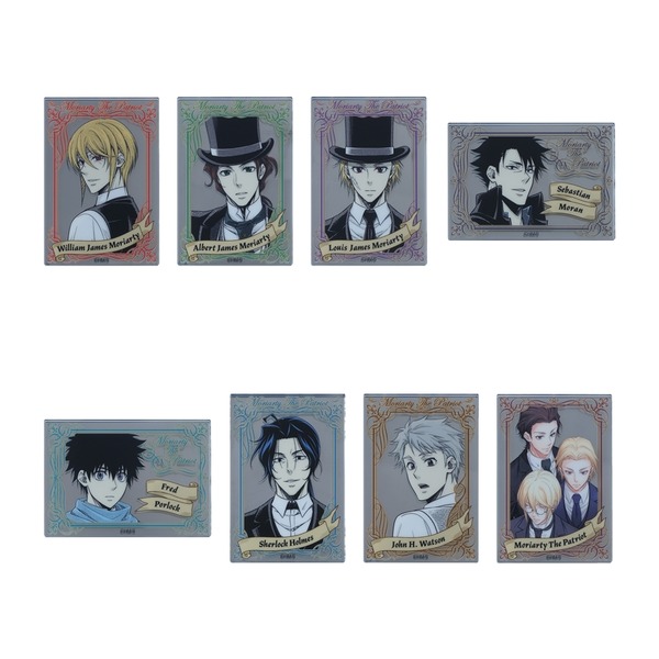 憂国のモリアーティ』パブミラー風アクリルステッカーコレクション 第1弾（全8種／ランダム1種入り）