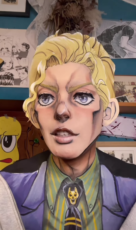 過去に再現した吉良吉影／YUIさん提供