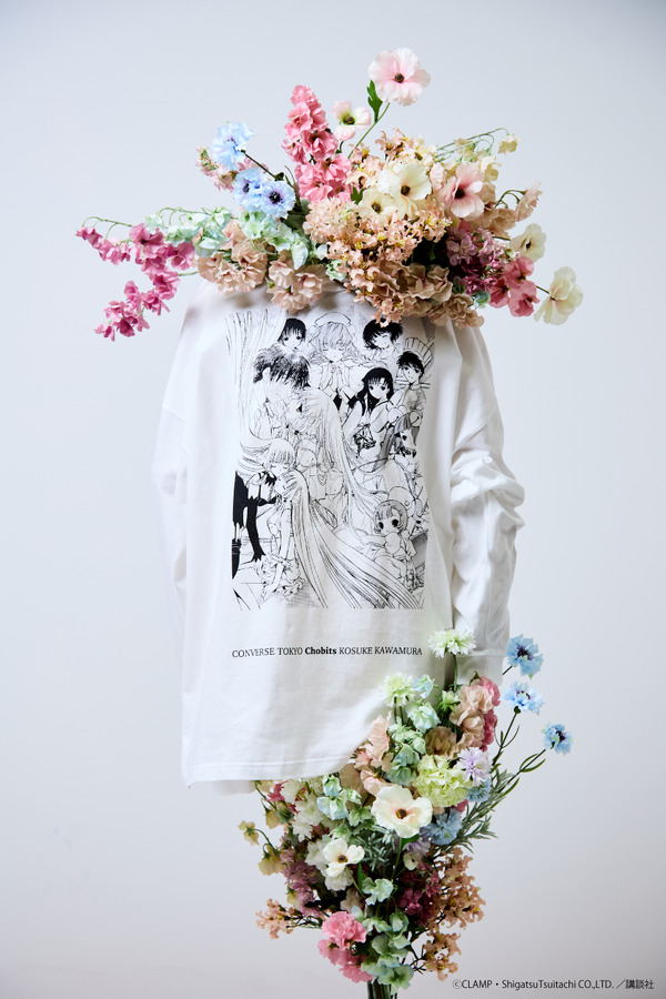 【CLAMP】『xxxHOLiC』『ちょびっツ』GRAPHIC LONGSLEEVE TEE