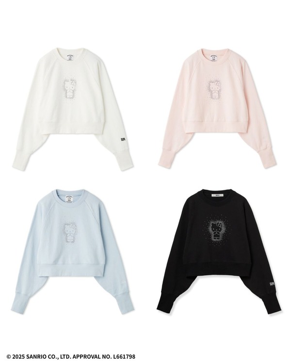 HELLO KITTYクリスタルスウェット