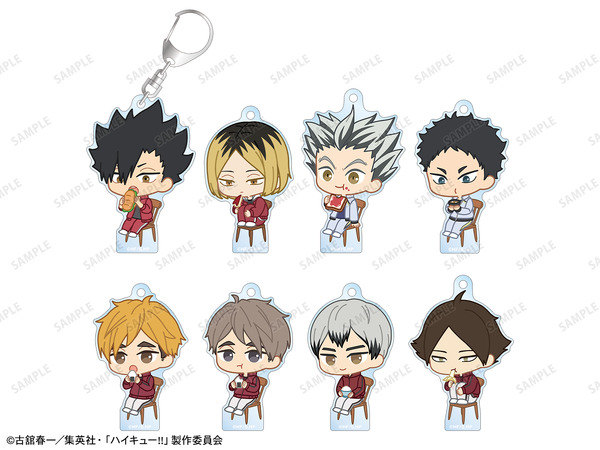 TVアニメ『ハイキュー!!』トレーディング ちびキャラ モーニングver. アクリルキーホルダー ver.B（C）古舘春一／集英社・「ハイキュー!!」製作委員会