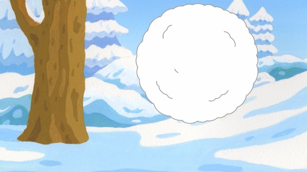 「明治プロビオヨーグルト R-1」第2弾 CM「雪だるま」篇カット