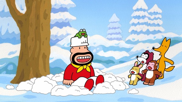 「明治プロビオヨーグルト R-1」第2弾 CM「雪だるま」篇カット