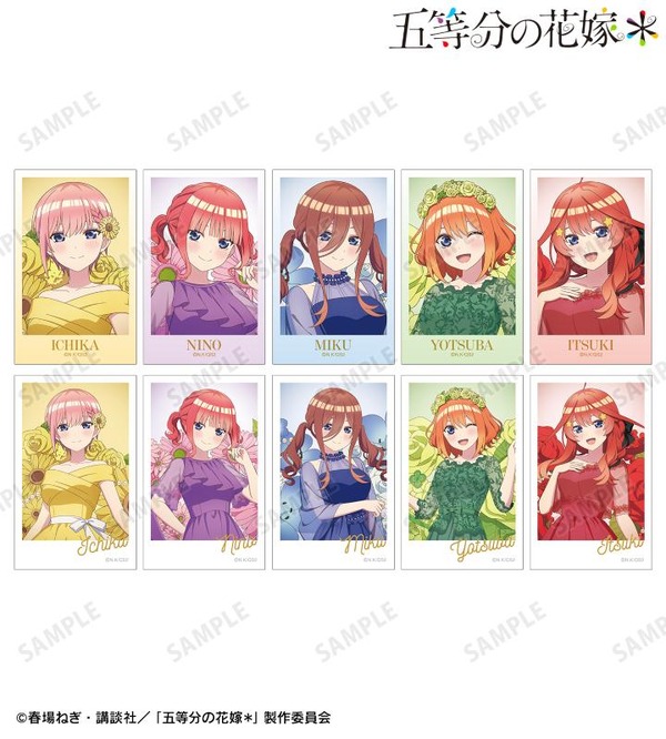 TVスペシャルアニメ『五等分の花嫁＊』描き下ろし ハーバリウムver. トレーディングイラストカード（全10種）