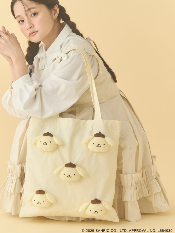 もこもこポムポムプリントート