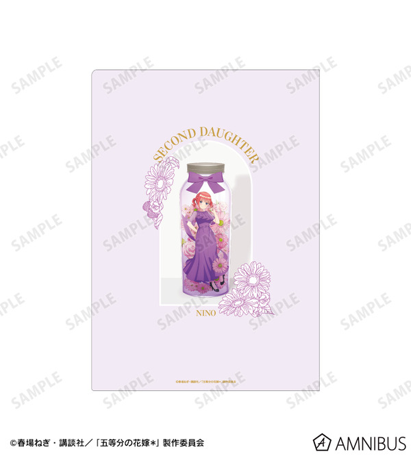 TVスペシャルアニメ『五等分の花嫁＊』描き下ろし 中野二乃 ハーバリウムver. A4クリアファイル