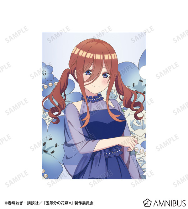 TVスペシャルアニメ『五等分の花嫁＊』描き下ろし 中野三玖 ハーバリウムver. A4クリアファイル