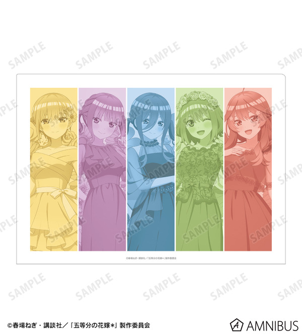 TVスペシャルアニメ『五等分の花嫁＊』描き下ろし 集合 ハーバリウムver. A4クリアファイル