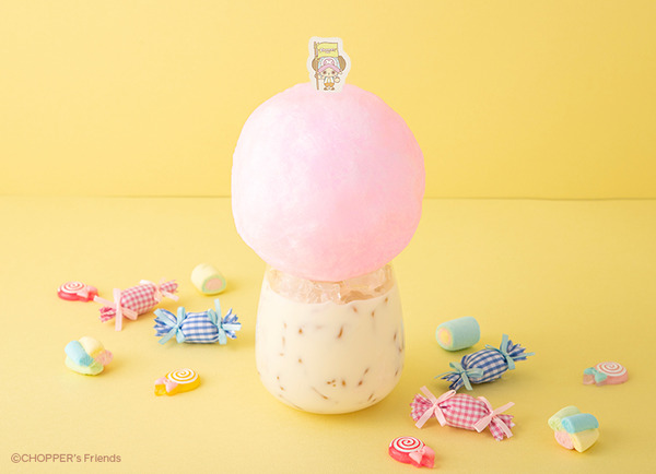 CHOPPER’s CAFE ドリンクメニュー「ふわふわもぐもぐキャラメルミルク」