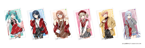 コラボ限定ステッカー（全6種）イメージ