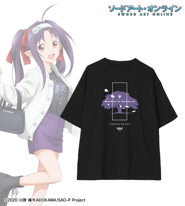 アニメ『ソードアート・オンライン』arti-mate 着用BIGシルエットTシャツ ユウキ 描き下ろし カジュアル私服ver. 第3弾