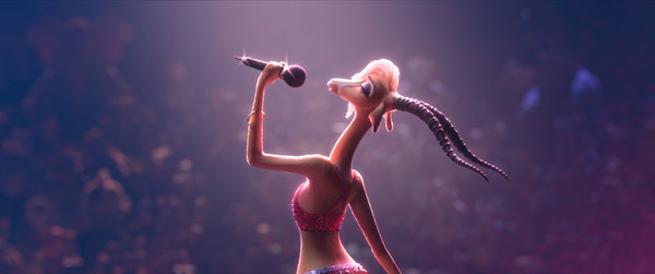 『ズートピア』ガゼル（声：Dream Ami） （C）2025 Disney. All rights reserved